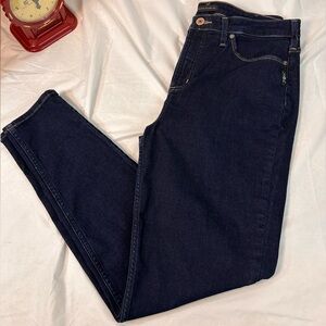 Silver Jeans Dark Indigo Mazy Skinny Denim‎ Women’s Size 14 Inseam 29 inches